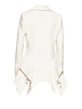 Luxury Pleated Detail Blazer